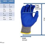 G & F Products – 3100-10 120 Pairs Large Rubber Latex Double Coated Work Gloves for Construction, gardening gloves, heavy duty Cotton Blend Blue