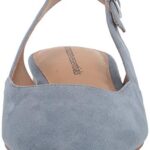 Amazon Essentials Women’s Pointed-Toe Sling Back Flat, Light Blue, 11