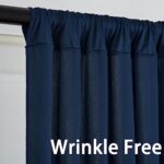 10ft x 10ft Wrinkle Free Navy Blue Backdrop Curtains Panels, Polyester Backdrop Drapes for Birthday Wedding Party Photography Home Decorations
