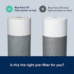 BLUEAIR Blue Pure 311 Genuine Replacement Filter, Particle and Activated Carbon, fits Blue Pure 311 Air Purifier (Non-Auto)