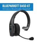 BlueParrott B450-XT Noise Cancelling Bluetooth Headset – Updated Design with Long Wireless Range, Up to 24 Hours of Talk Time & IP54-Rated Wireless Headset (Renewed)
