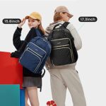 LOVEVOOK 15.6 Inch Laptop Backpack for Women,Fashion Work Travel Backpack,Waterproof Day Pack Purse for Teacher Nurse, Navy Blue.