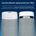 BLUEAIR Genuine Pre-Filter Blue Pure 211i Max Air Purifier, Washable Fabric, Limestone Beige