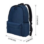 Vorspack Backpack Lightweight Backpack for College Travel Work for Men and Women – Navy