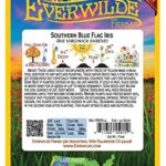 Everwilde Farms – 30 Southern Blue Flag Iris Native Wildflower Seeds – Gold Vault Jumbo Seed Packet
