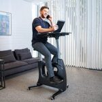 FLEXISPOT Computer Workstation Standing Desk Exercise Bike Home Office Furniture Desk -Deskcise pro?Black?