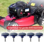 Crafts Man Lawn Mower Blade Sharpener for Any Power Hand Drill by (5 Packs Blue)