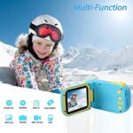 hyleton Video Camera for Kids,1080P FHD Digital Kids Camera Camcorder Video Recorder with 2.4″ Screen for Age 3-10