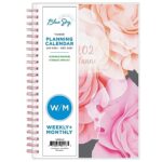 Blue Sky 2024 Weekly and Monthly Planner, January – December, 5″ x 8″, Frosted Cover, Wirebound, Joselyn (110396-24)