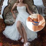 CICITOYWO Wedding Garters for Bride, 2 Pieces Lace Bridal Garter Set, Women’s White Garter Belt Wedding Bridal Garter Prom Garter Bridal Accessories Lingerie Leg Garter Belts (Blue/Lace)