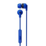 Skullcandy Ink’d+ In-Ear Wired Earbuds, Microphone, Works with Bluetooth Devices and Computers – Cobalt Blue (Discontinued by Manufacturer)