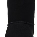 BEARPAW Women’s Emma Short Boot,Black,8 M US