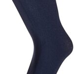 Jefferies Socks Little Girls’ Smooth Tights, Navy, 4-6 Years (Pack of 3)