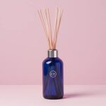 Capri Blue Reed Oil Diffuser – Volcano – Comes with Diffuser Sticks, Oil, and Glass Bottle – Aromatherapy Diffuser – 8 Fl Oz – Navy Blue