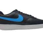 Nike Court Vision Lo NN Mens Trainers DH2987 Sneakers Shoes, Black/Laser Blue-White, 13 M US Navy Blue