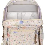 JanSport Right Pack Backpack – Class, Travel, Work, or Laptop Bookbag with Leather Bottom, Garden Patch