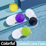 RHUI Contact Lens Cases for Travel, Daliy Use-3 Pcs Light Blue