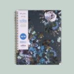 Kelly Ventura for Blue Sky 2024 Weekly and Monthly Planner, 8.5″ x 11″, Flexible Cover, Wirebound, Midnight Garden (140944-24)
