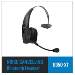 BlueParrott B350-XT Noise Cancelling Bluetooth Headset – Updated Design with Industry Leading Sound & Improved Comfort, Hands-Free Headset w/ Expanded Wireless Range & IP54 Rated Protection (Renewed)