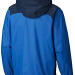 Columbia Men’s Glennaker Lake Rain Jacket, Blue Jay/Columbia Navy, Large