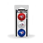 Team Golf MLB Toronto Blue Jays 3 Golf Ball Pack Regulation Size Golf Balls, 3 Pack, Full Color Durable Team Imprint