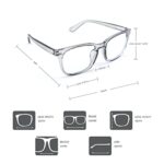 Blue Light Glasses for Women, 2 Pack, Blue Light Glasses, Blue Light Glasses Men, Bluelight Glasses Womens, Fashion Square Blue Light Blocking Glasses, Clear Glasses, Computer Glasses, Gaming Glasses