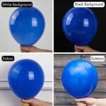 PartyWoo Persian Blue Balloons, 50 pcs 12 Inch Dark Blue Balloons, Blue Balloons for Balloon Garland Balloon Arch as Birthday Party Decorations, Wedding Decorations, Baby Shower Decorations, Blue-Y59