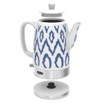 BELLA 1.5L Electric Ceramic Kettle – Blue Aztec