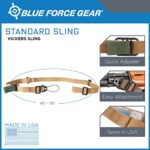 Blue Force Gear Standard Sling for AK | 2 Point Sling Adjusts for Carrying Positions | 45-55 inches (Black)