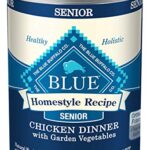 Blue Buffalo Homestyle Recipe Natural Senior Wet Dog Food, Chicken 12.5-oz can (Pack of 12)