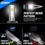 FAHREN 9007/HB5 LED Headlight Bulbs, 600% Super Bright LED Headlights Conversion Kit 6500K Cool White IP68 Waterproof, Pack of 2