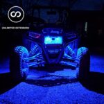 Winunite 12 Pods Blue LED Rock Lights with 52.5Ft Extension Wires, IP67 Waterproof Rock Lights for Off Road Truck Car SUV ATV UTV Motorcycle UnderGlow Light Fender Lighting Rock Light
