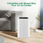 121 Replacement Filter Compatible With Blueair Blue Pure 121, H13 True Hepa Filter And High-Efficiency Activated Carbon Filter