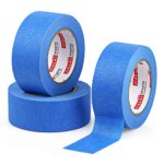 JIALAI HOME 3 Pack Blue Painters Tape 1.88 Inches x 60 Yards, Premium Crepe Paper Masking Tape for Painting, Crafts and DIY – Professional Grade Paint Tape, No Residue and Easy Removal
