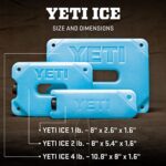 YETI ICE 4 lb. Refreezable Reusable Cooler Ice Pack 4 lb