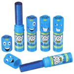 Push Pop Blue Colorfest – Blue Raspberry Lollipops Bulk Halloween Candy – 10 Count Individually Wrapped Fruity Lollipops – Candy for Halloween Party, Trick or Treaters, and Goodie Bags