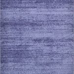 Unique Loom Del Mar Collection Area Rug – Lucille (6′ 1″ x 9′ Rectangle, Navy Blue/ Ivory)
