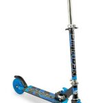 Ozbozz Nebulus Adjustable Scooter: Blue & Black – Kids Two Wheel Scooter, Foam Handle Grip, Adjustable Handle Height, Ages 5+