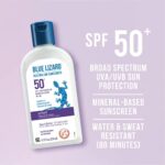 BLUE LIZARD Sport Mineral-Based Sunscreen Lotion – SPF 50+, Cream, Unscented, 8.75 Fl Oz