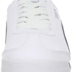 PUMA Men’s Roma Basic Fashion Sneaker, White/New Navy – 7 D(M) US