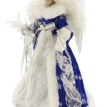 Windy Hill Collection 14″ Inch Standing Blue Angel Christmas Tree Topper or Table Top 414530