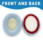 Studio 2/3 Earpads Replacement Ear Pads Cushion Cover Compatible with Studio 2.0 Wired/Wireless & Studio 3.0 B0500 B0501 Over-Ear Headphones (Crystal Blue)