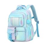 Piksun Girls backpack,Kids Backpack for Girl,Cute Elementary Bookbag Waterproof Large Capacity School Bag Backpacks for Girls (Blue)
