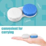 12PCS Colorful Contact Lens Case, Immersion Kit, Leak-Proof Packaging, Suitable for Outdoor Mini Case Screw Top