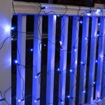 Sunnydaze 70-LED Christmas Net Lights – 6′ x 4′ Mesh 5mm Wide Angle Style Bulbs – Indoor/Outdoor Tree Trunk Wrap Decor – Blue