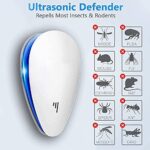 Ultrasonic Pest Repellent(6 Pack), 2023 Newest Electronic Pest Repeller Indoor Plug in Bug Repellent for Pest Control Mosquito, Spider, Mice, Ant, Insects, Roach, Non-Toxic
