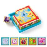 Melissa & Doug Blue’s Clues & You! Wooden Cube Puzzle (16 Pieces)