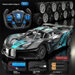 Remote Control Car – High Speed Race Drift RC Cars Toy with Cool Appearance, Rechargeable Remote Control Car, Newly Kids Outdoor Toys for Boys Girls Birthday Gifts (Blue)