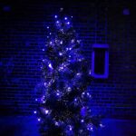 OZS 2PACK 164ft 400LED Extendable Blue Christmas String Lights Indoor/Outdoor, Waterproof 8 Modes Green Wire Christmas Tree Lights for Wedding Christmas Decoration (Blue Light)