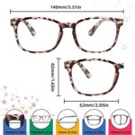 WinToo Blue Light Blocking Glasses, Computer Reading/Gaming/TV/Phones Glasses for Men Women,Anti Eyestrain UV Glare (5 Pair)
